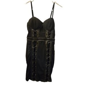 New! Kaylee Kollection Black Bodycon Dress Sz Medium